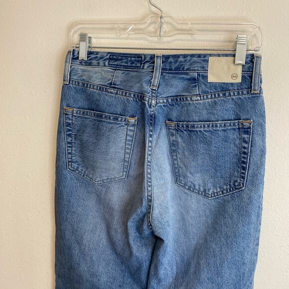 Ag Adriano Goldschmied The Phoebe Patchwork Vintage High Waisted Tapered Leg 26 - Picture 5 of 10